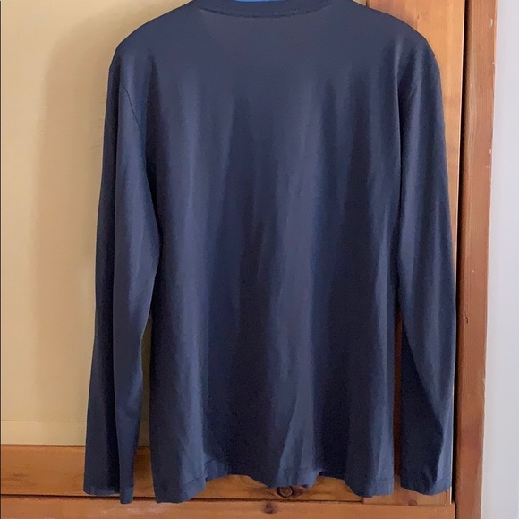 Lacoste Long Sleeve Shirt - Charcoal Grey - sz: 4 - Picture 4 of 4
